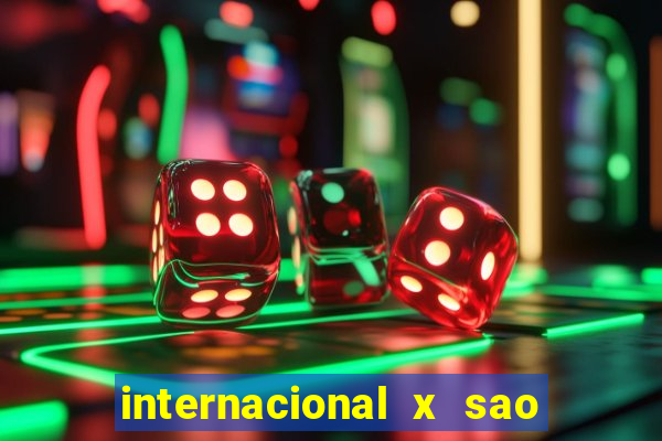 internacional x sao paulo palpites