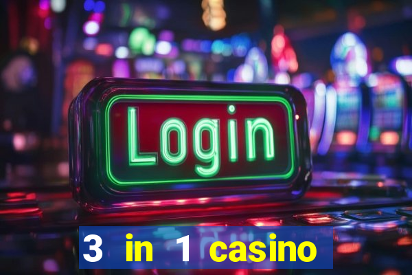 3 in 1 casino game set