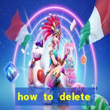 how to delete account in bingo plus