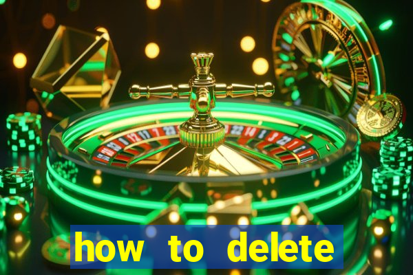 how to delete account in bingo plus