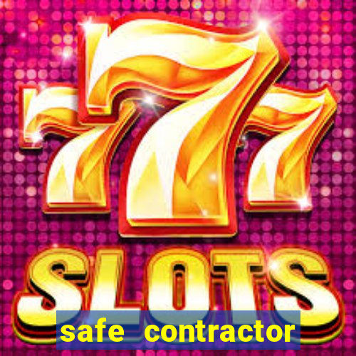 safe contractor approved list