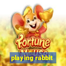 playing rabbit