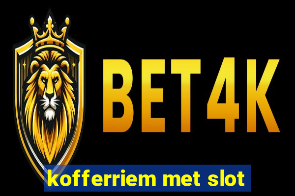 kofferriem met slot