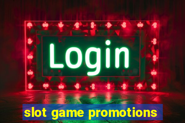 slot game promotions