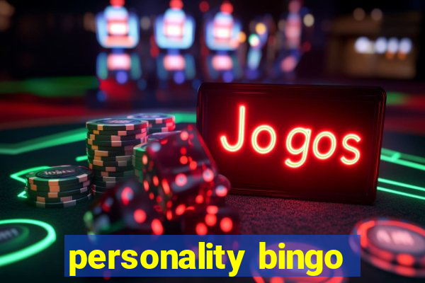 personality bingo