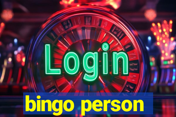 bingo person