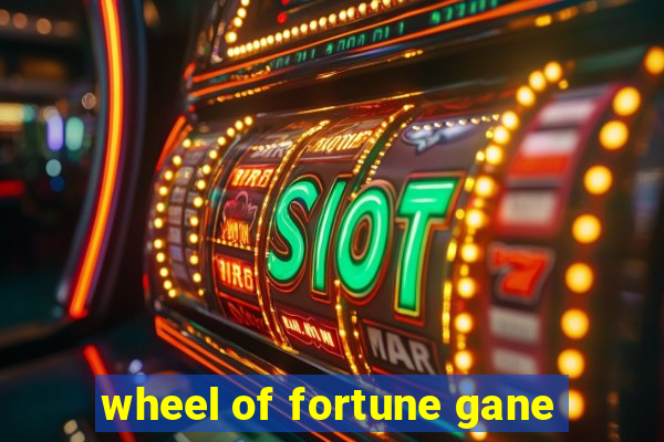 wheel of fortune gane