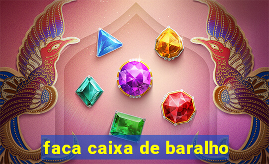 faca caixa de baralho