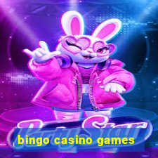 bingo casino games