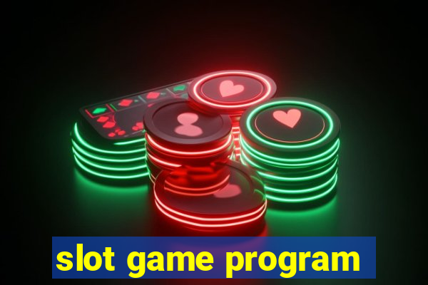 slot game program