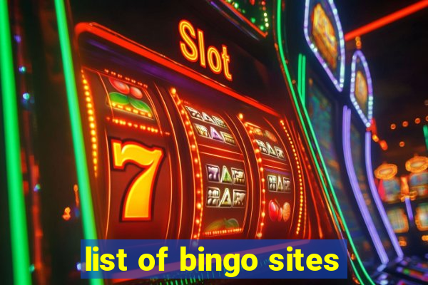 list of bingo sites