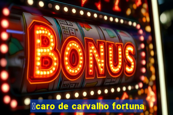 铆caro de carvalho fortuna