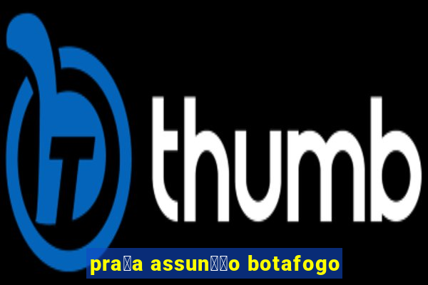 pra莽a assun莽茫o botafogo