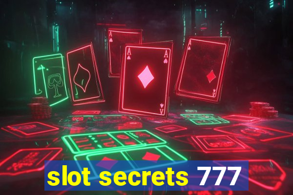 slot secrets 777