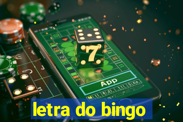 letra do bingo