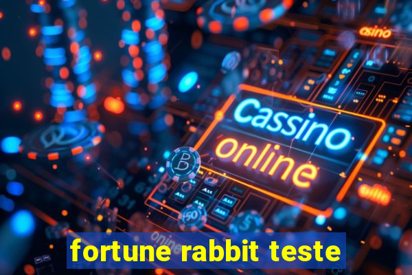 fortune rabbit teste