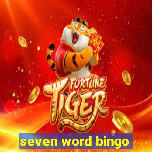 seven word bingo