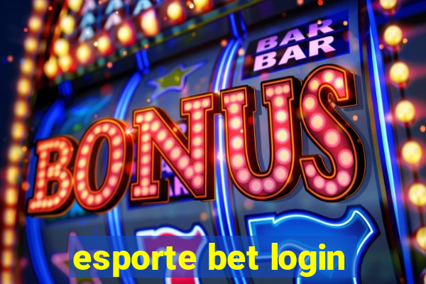 esporte bet login