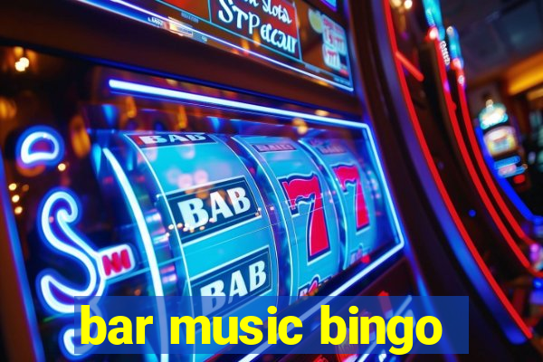 bar music bingo