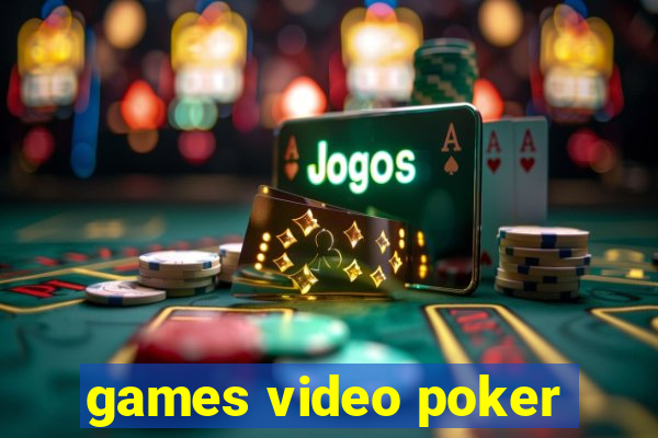 games video poker