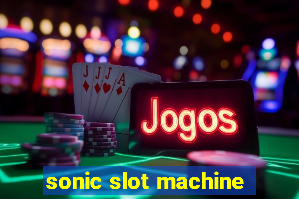 sonic slot machine