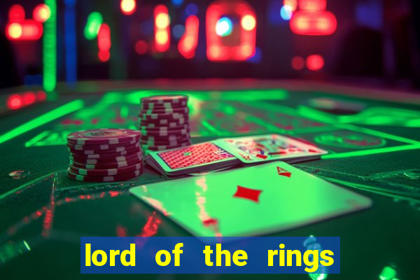 lord of the rings slot machine