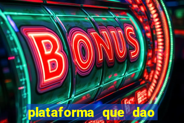 plataforma que dao bonus de cadastro