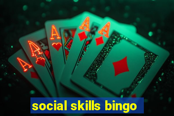 social skills bingo