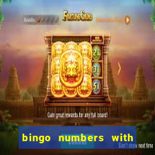 bingo numbers with highest probability