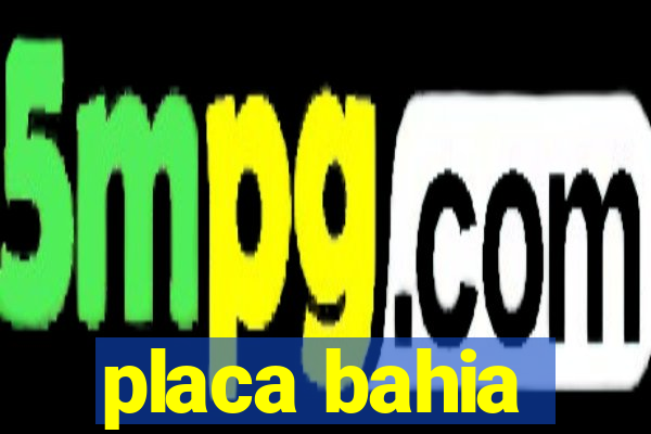 placa bahia