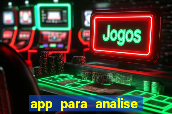 app para analise de jogos