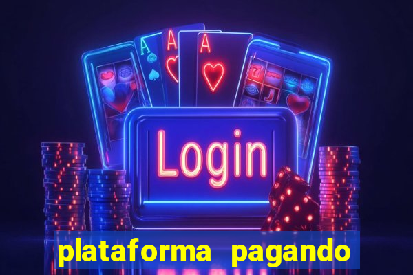 plataforma pagando no cadastro