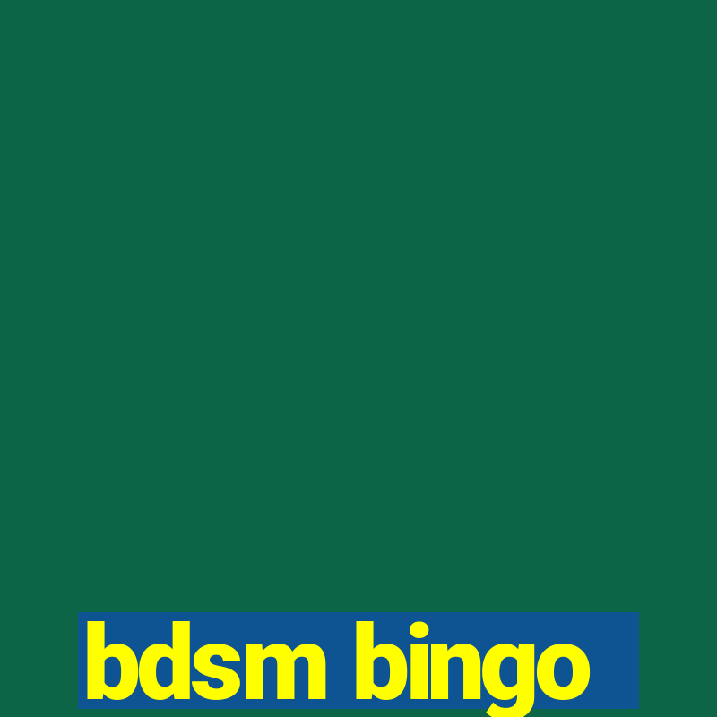 bdsm bingo