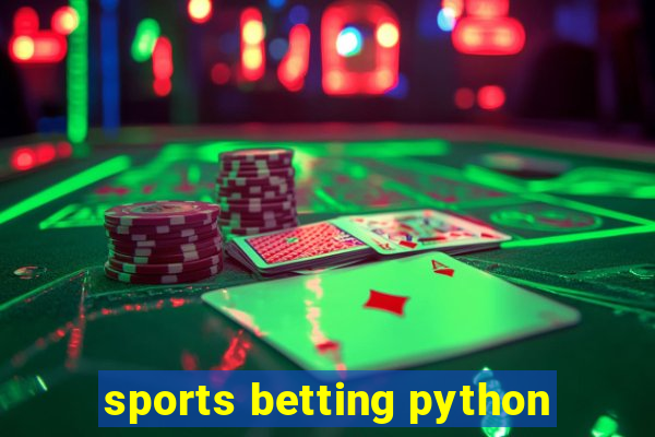 sports betting python