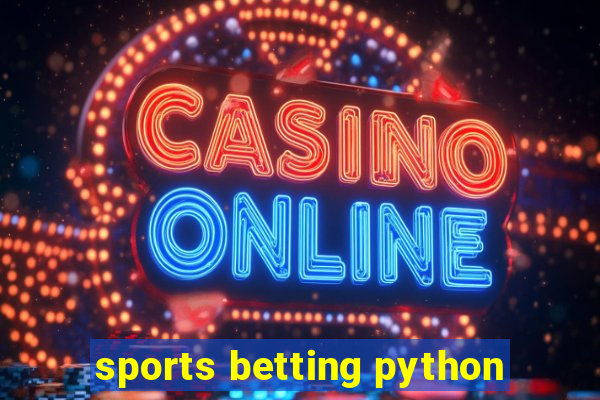 sports betting python