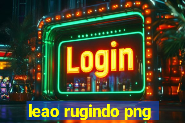 leao rugindo png