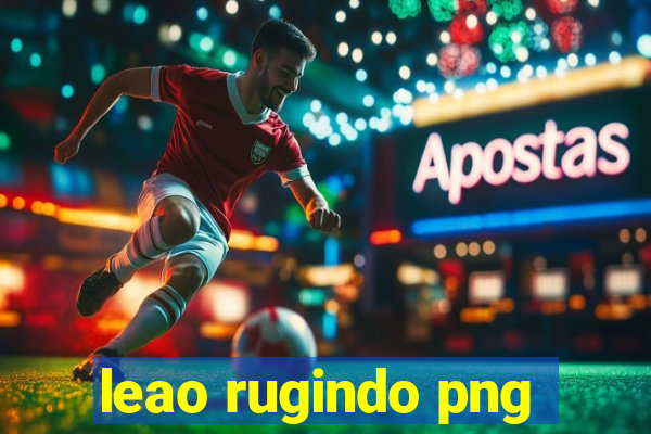 leao rugindo png