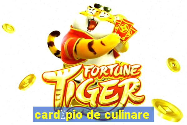 card谩pio de culinare