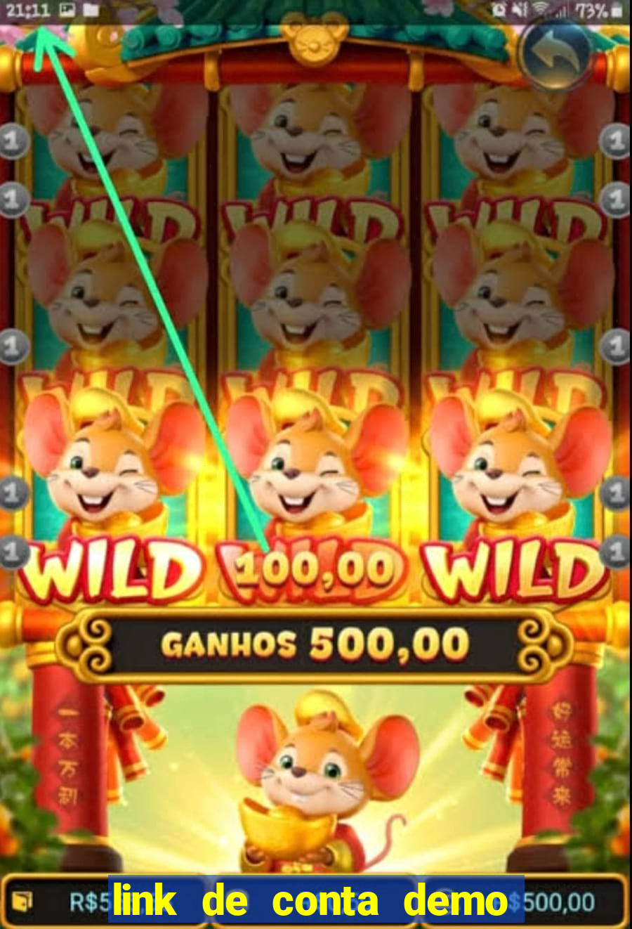 link de conta demo fortune tiger