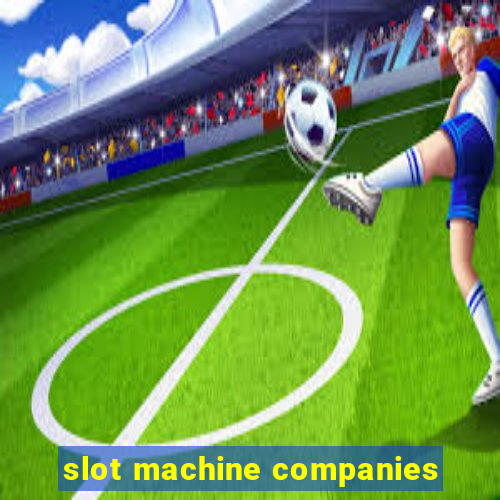 slot machine companies