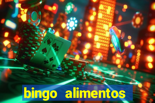 bingo alimentos para imprimir