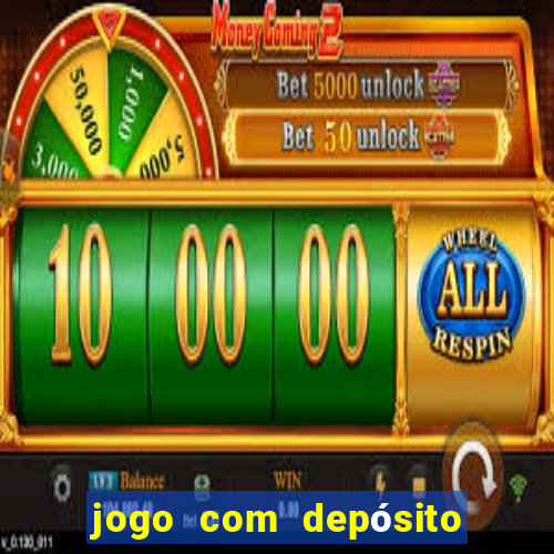 jogo com depósito de 1 real