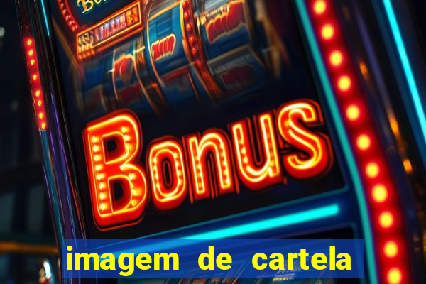 imagem de cartela de bingo