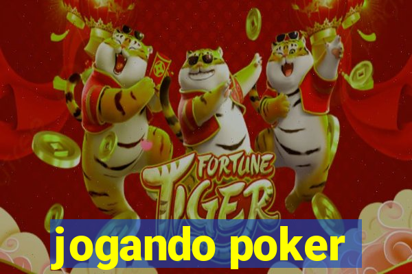 jogando poker