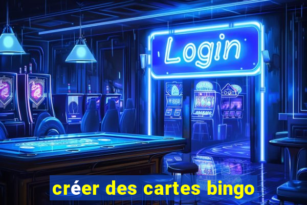 créer des cartes bingo