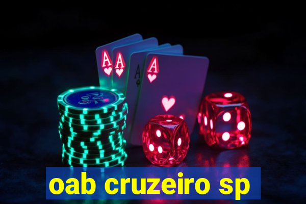 oab cruzeiro sp