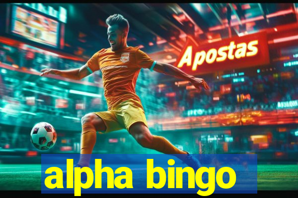 alpha bingo