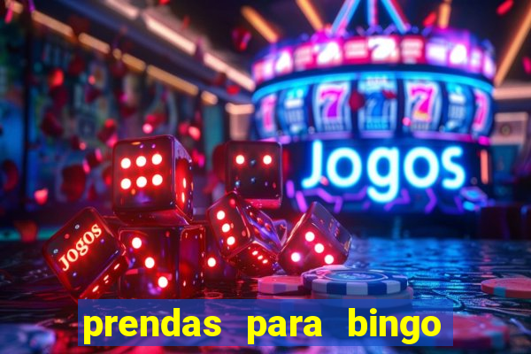 prendas para bingo de natal