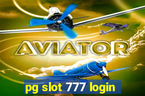 pg slot 777 login