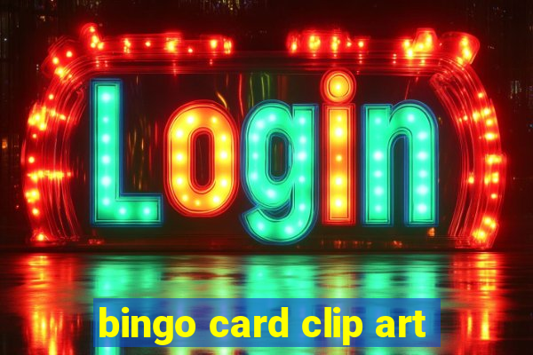 bingo card clip art